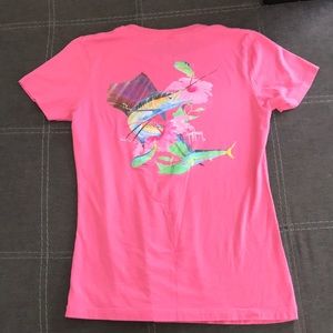 Guy Harvey Size small pink shirt